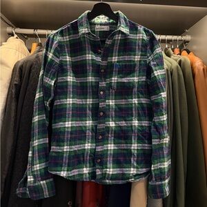 Boy’s Abercrombie Plaid Flannel Shirt